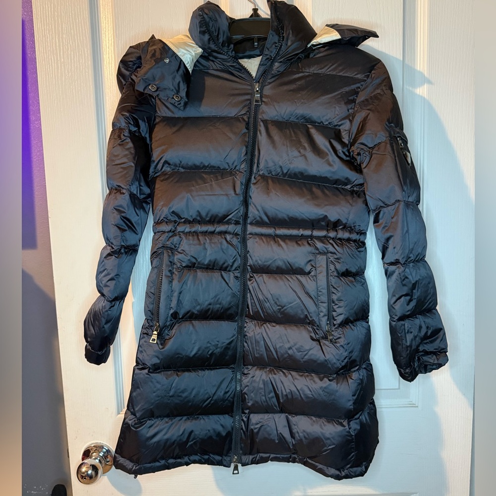 Prada Kids black Puffer Coat